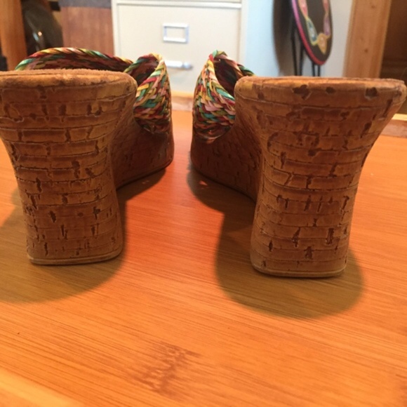 Vintage Bongo cork wedge. EUC. - Picture 5 of 8